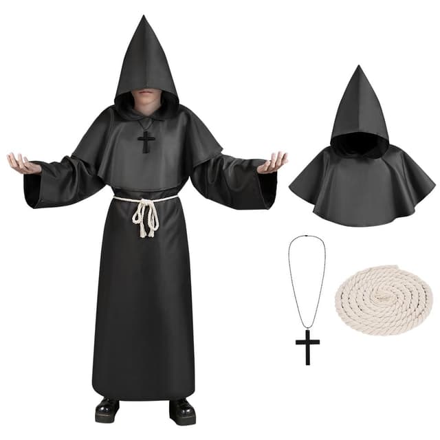 🧙 Aomig Mönch Robe Prister Gewand für Kinder 🧝