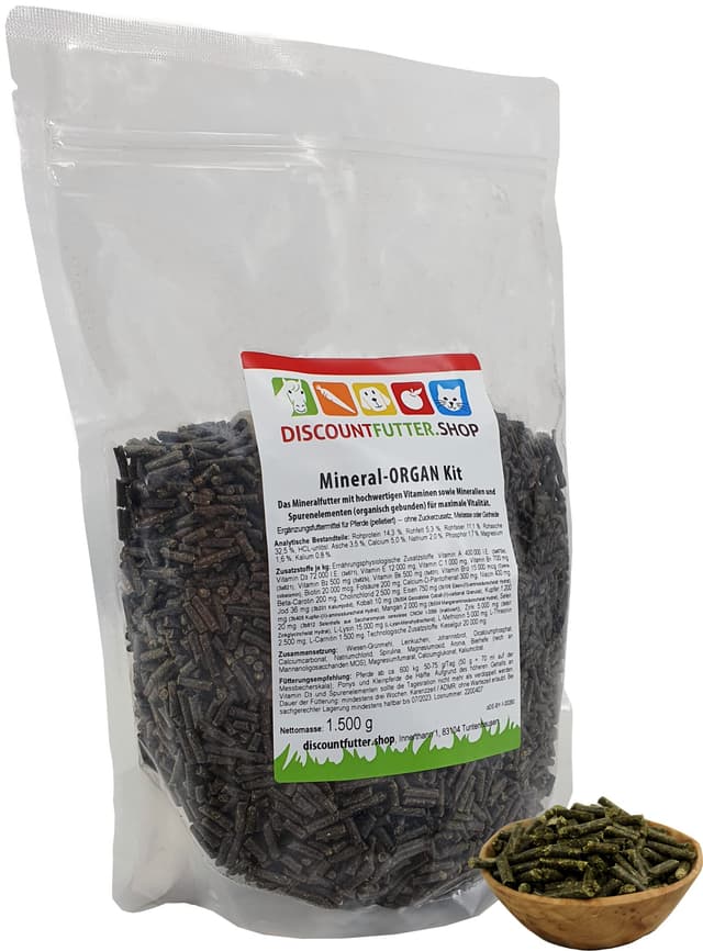 🐴🌿 Mineral-Organ Kit 1,5 kg für Pferde 🌿🐴