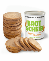 🍞🏕️ Ration1 Roggen-Mischbrot 1 x 350g Dosenbrot 🥫 Langzeitnahrung & Notvorrat