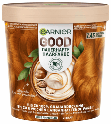 Angebot: Garnier GOOD Dauerhafte Haarfarbe 7.43 Kurkuma Kupfer 🌟🧡