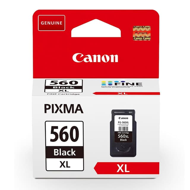 🖨️ Canon Tinte - PG-560XL Original Drucker Tintenpatrone Schwarz mit hoher Reichweite