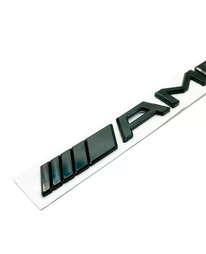 🔥 Angebot! AMG Style Badge Gloss Black AMG Badge Letters Emblem Schwarz