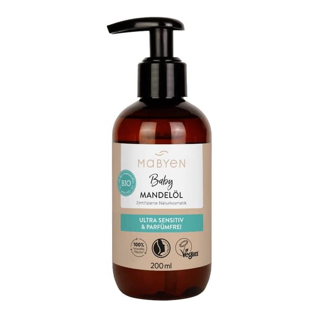 MABYEN Bio Mandelöl 200ml 🌿👶🌸