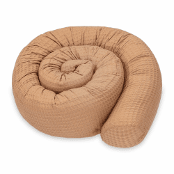 👶🌙 Totsy Baby Seitenschläferkissen 200 cm - Body Pillow aus Baumwolle in Braun 🌙👶