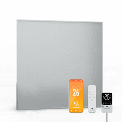 Blumfeldt Infrarot Wandheizung 360W - 🌡️ Wandmontage, IP44 Spritzwasserschutz, Externer Thermostat, App Steuerung