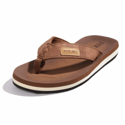 🌞🏖️ FITORY Herren Flip Flops Surfen Zehentrenner Sports Sandalen Beach/Pool Pantoffeln Gr.39-48 43 EU Tan 🩴