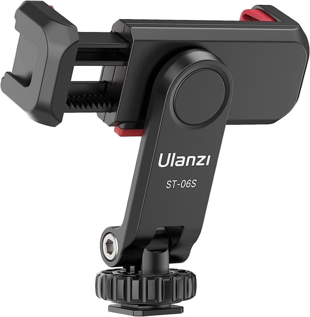 📱🔥 ULANZI ST-06S Handyhalterung mit Kaltschuh und 1/4" Gewinde 360° Drehung
