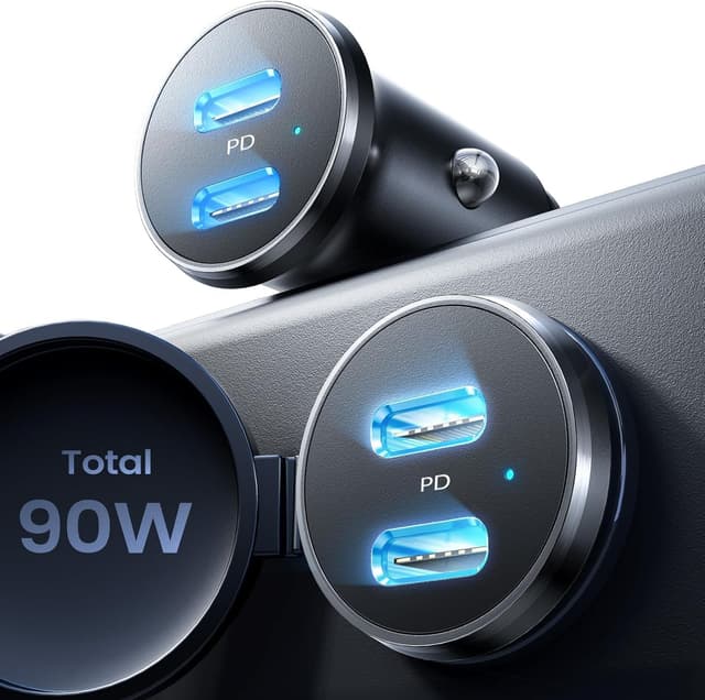 LISEN 90W für iOS 26 Superschnelles Laden Zigarettenanzünder USB C 🚗💨