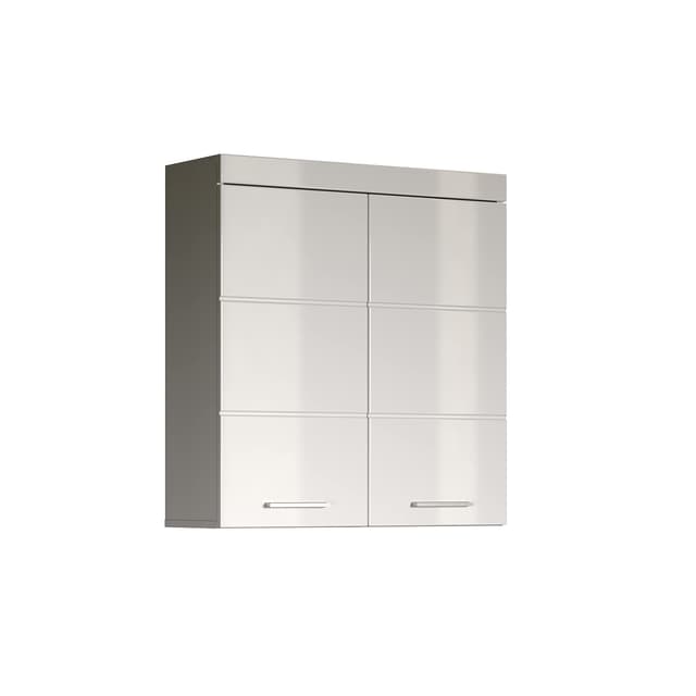 Angebot: trendteam smart living - Amanda - Hängeschrank breit - Weiß/Weiß Hochglanz