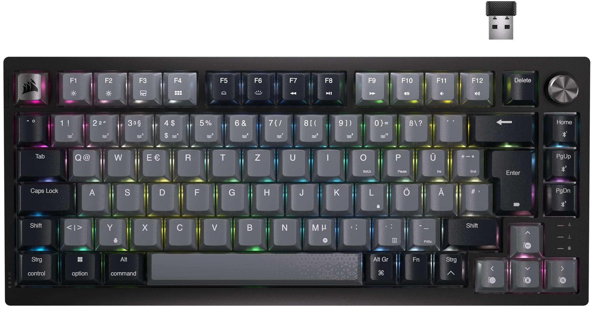🎮 CORSAIR K65 Plus Wireless 75% RGB Hot-Swap-Fähige Mechanische Gaming-Tastatur 🌟