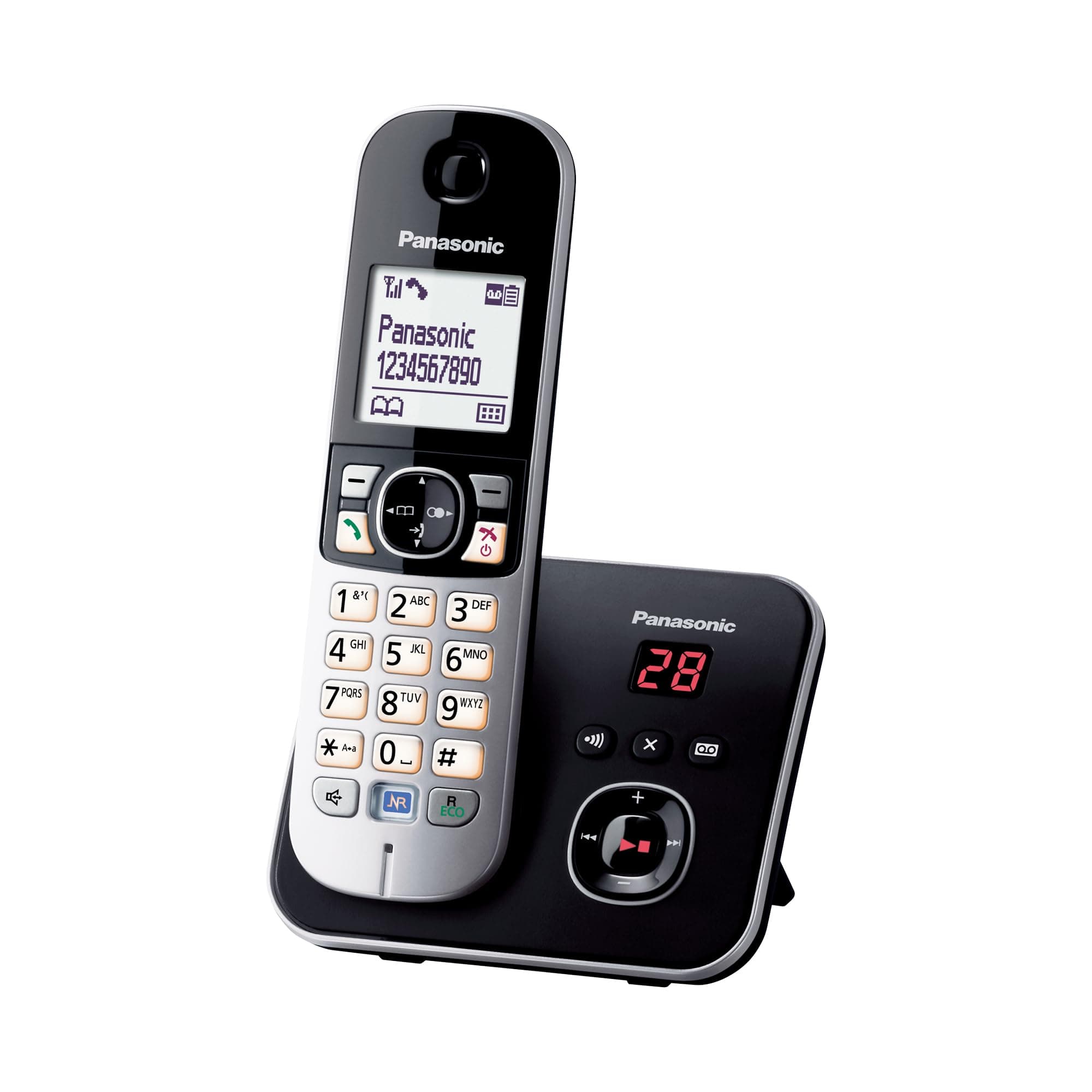 📞🔌 Panasonic KX-TG6821GB DECT Schnurlostelefon mit Anrufbeantworter