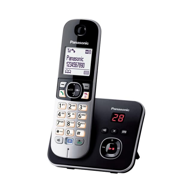 📞🔌 Panasonic KX-TG6821GB DECT Schnurlostelefon mit Anrufbeantworter