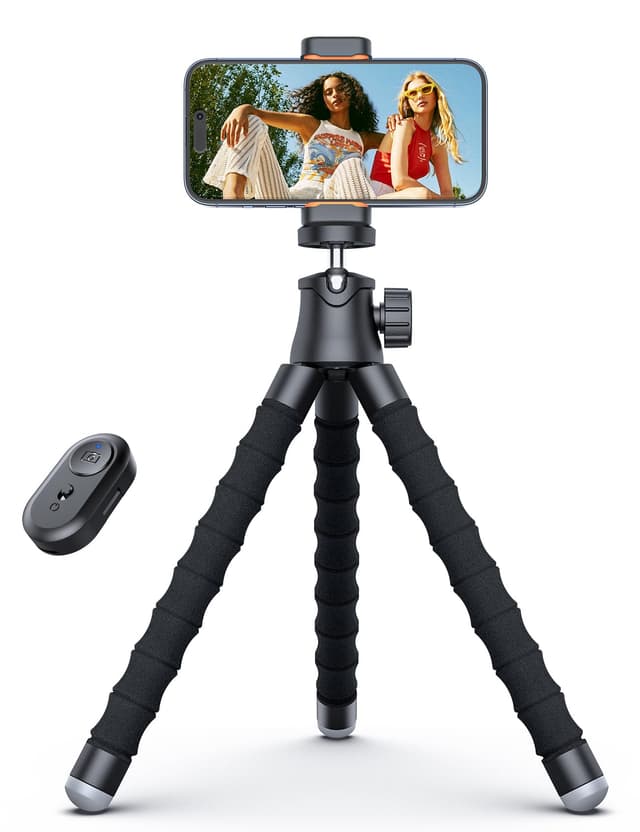 📸 Mini Handy Stativ für Smartphone 📱 Flexibler 360° Drehbarer Tripod mit Fernauslöser