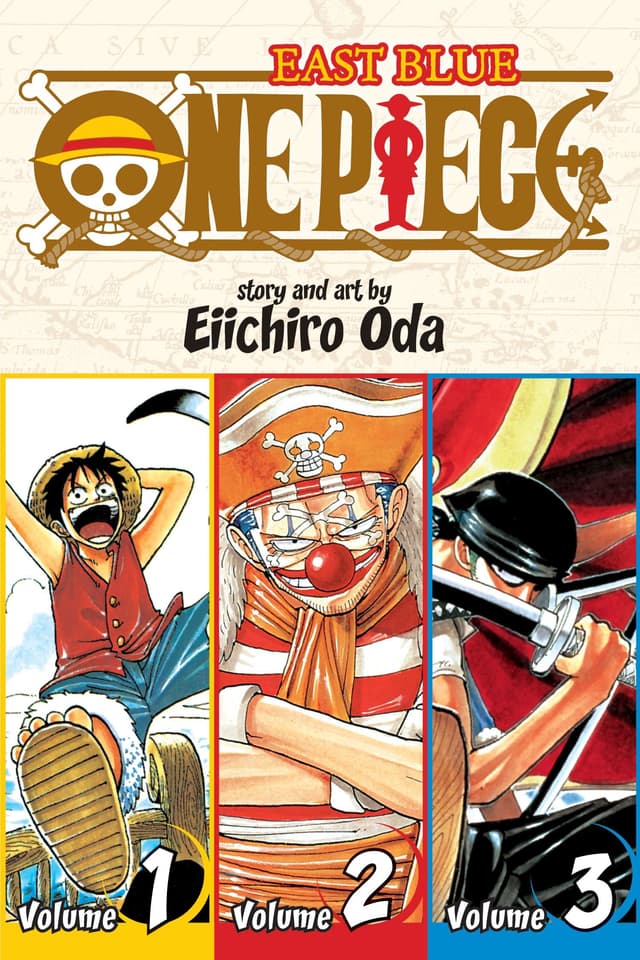 🔥 Mega-Deal! One Piece (3-in-1 Edition), Vol. 1: Ostblau 1-2-3 Omnibus 📚