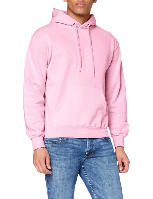 Angebot: Fruit of the Loom Herren Zip Hooded Sweatshirt XL in Rosa! 🌸