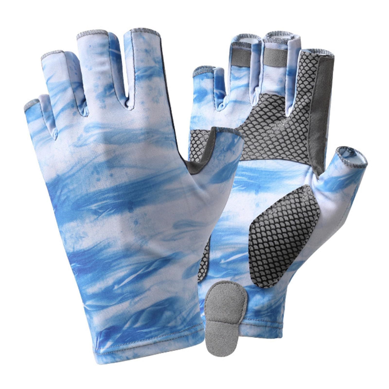 Valicaer Anglerhandschuhe UV Sonnenschutz Atmungsaktiv Fingerlose Handschuhe