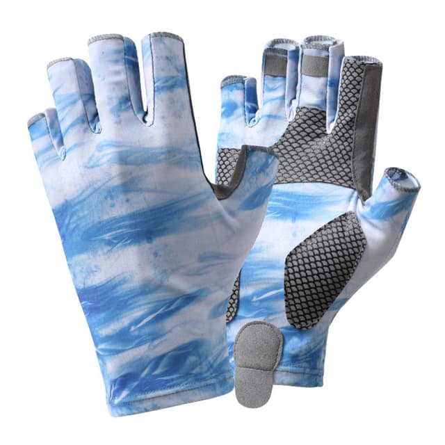 Valicaer Anglerhandschuhe UV Sonnenschutz Atmungsaktiv Fingerlose Handschuhe