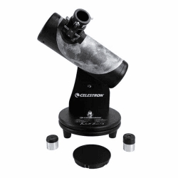 🔭 Celestron 22016 FirstScope Robert Reeves Signature Edition 76mm Tisch-Dobsonian-Teleskop, Inklusive 20mm und 4mm Okulare, f/3.95 Brennweite - Schwarzer Mond von Robert Reeves 🌌