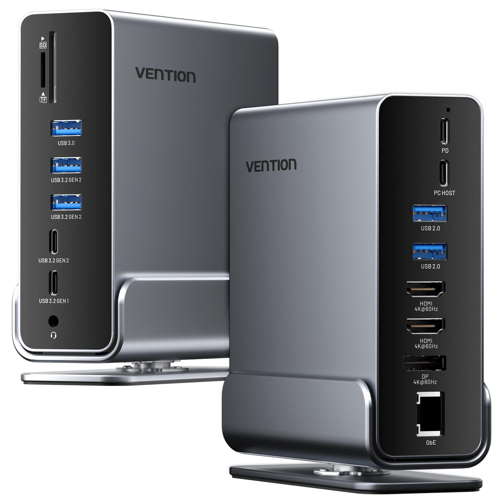 VENTION USB C Docking Station, 16-IN-1 DockingStation Laptop 3 Monitore Unterstützung ✨