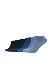 s.Oliver Unisex Sneakersocken Baumwolle Herren und Damen kurze Socken Vorteilspack 10er Pack 43-46 Blau (Navy 4) 🧦👟