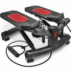 Sportstech 2in1 Twister Stepper mit Power Ropes - Deutsche Qualitätsmarke - STX300 Drehstepper & Sidestepper für Anfänger & Fortgeschrittene