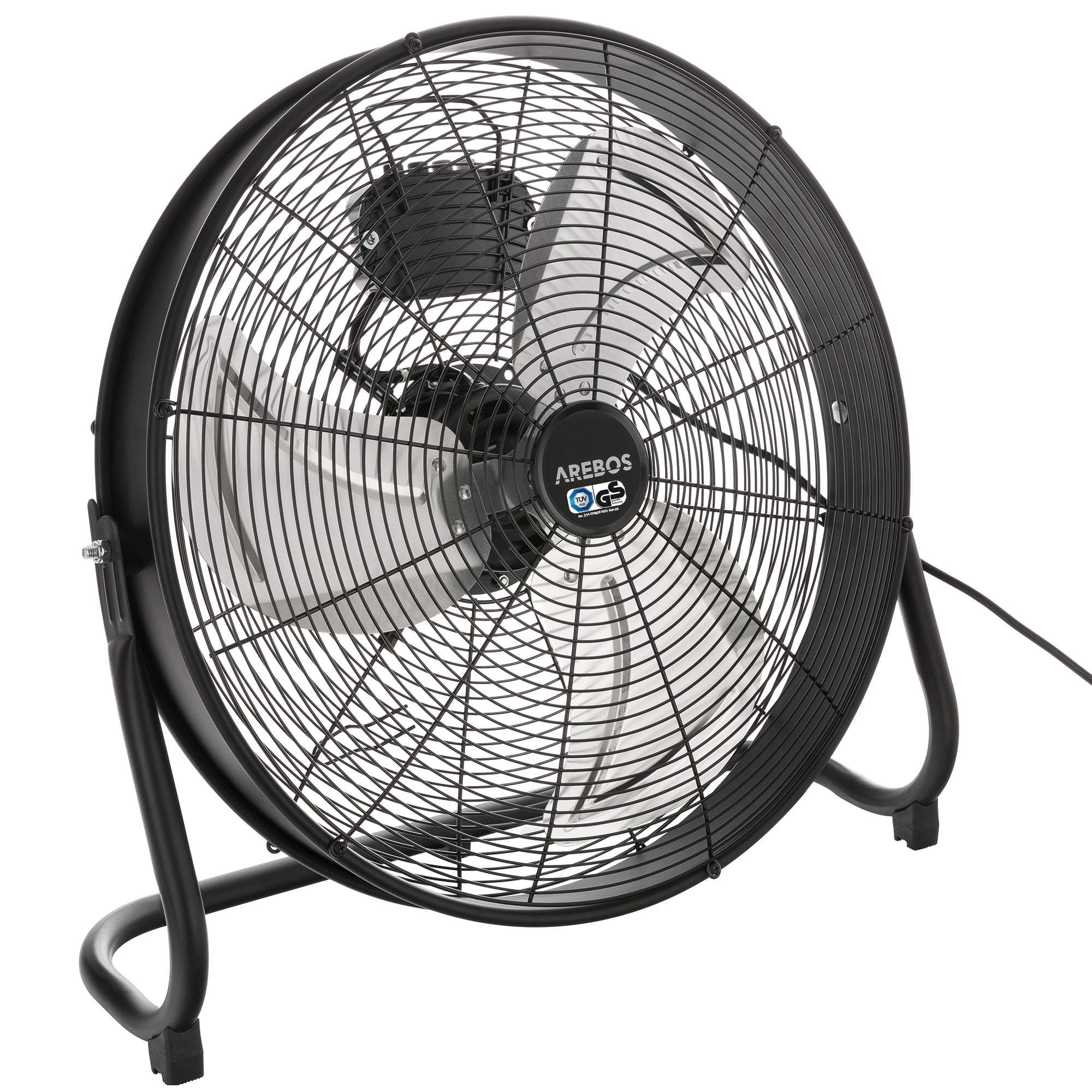 🌀 Arebos Bodenventilator Ø50 cm | Windmaschine | Ventilator | 3 Geschwindigkeitsstufen