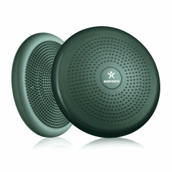 BODYMATE Ballsitzkissen inkl. Pumpe 34cm Durchmesser - Balance-Kissen, Luftkissen, Balance Pad, Noppenkissen - Core-, Fitness-, Reha-, Koordinations- und Rückentraining MIDNIGHT-GREEN 👌