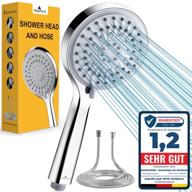 Magichome Duschkopf mit Schlauch 59" Hochdruck Duschkopf 🚿