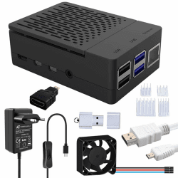 🌟 GeeekPi Raspberry Pi 4 Gehäuse mit PWM Lüfter und Zubehör 🌟