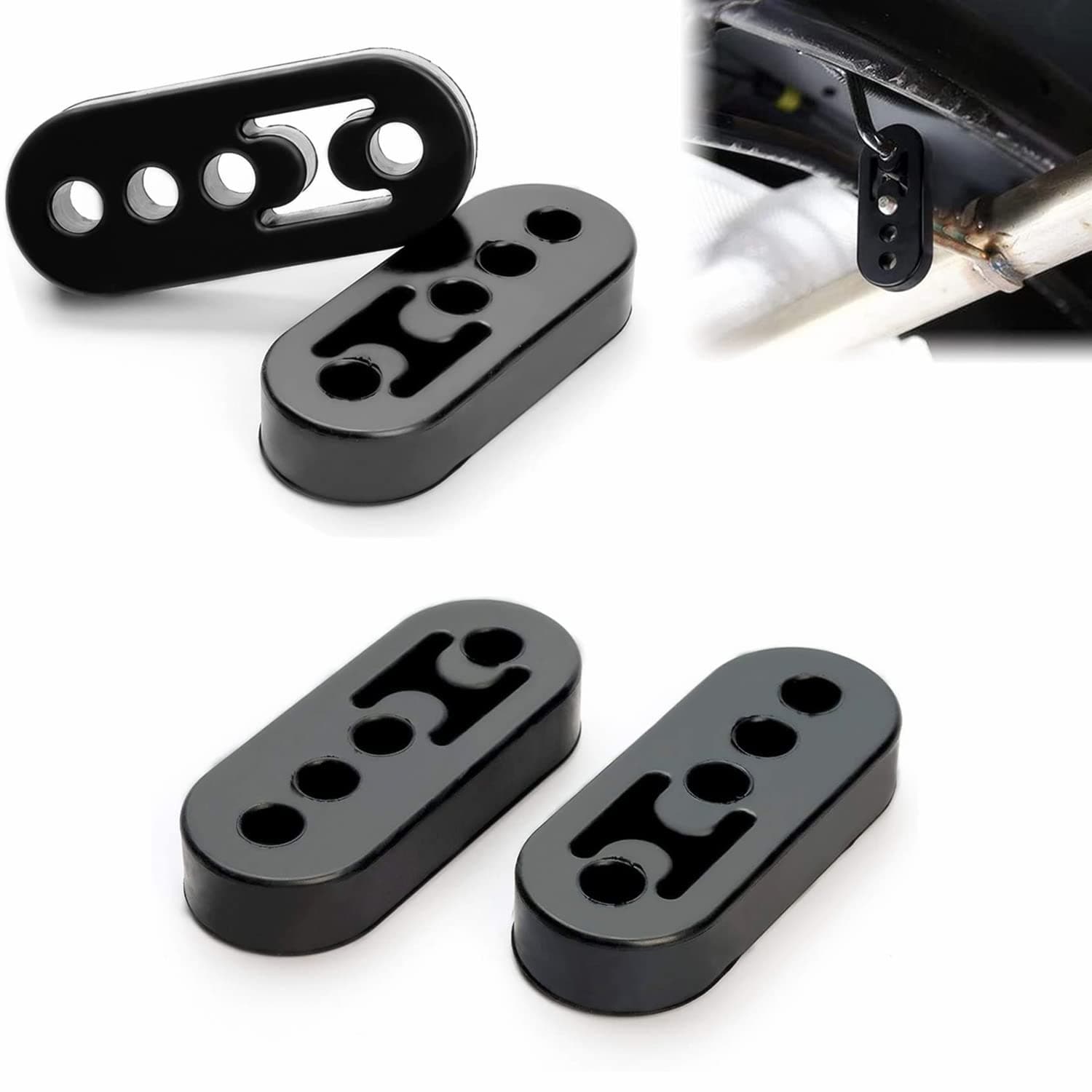 🚗 4 Stücke Auspuffgummi - Auto Auspuff Aufhänger 🛠️