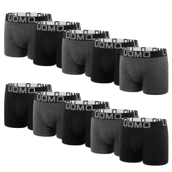 L&K 10er Pack Herren Retroshorts 🩲 Boxershorts Baumwolle XL Mehrfarbig Set