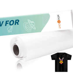 HTVRONT Sublimation HTV für Dunkle und Helle Stoffe 30.5 x 152.4cm 🎨👕 - Plotterfolie Textil Flexfolie für Sublimation Arbeiten mit Sublimationspapier