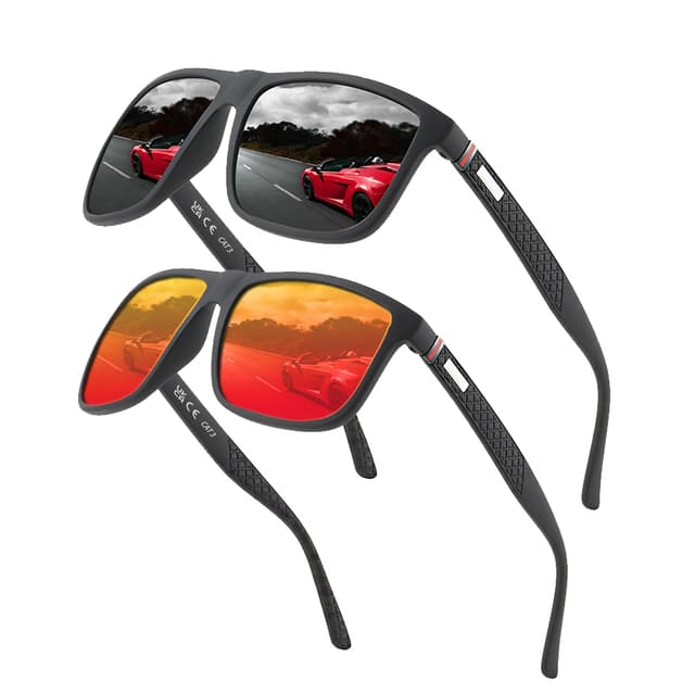 🕶️ Perfekte Polarisierte Sonnenbrille für Herren/Damen | Vintage/Klassisch/Elegant Brillengestell 🕶️