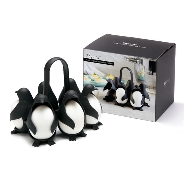 PELEG DESIGN Egguins-förmiger Eierspender & Eier Aufbewahrung 🥚