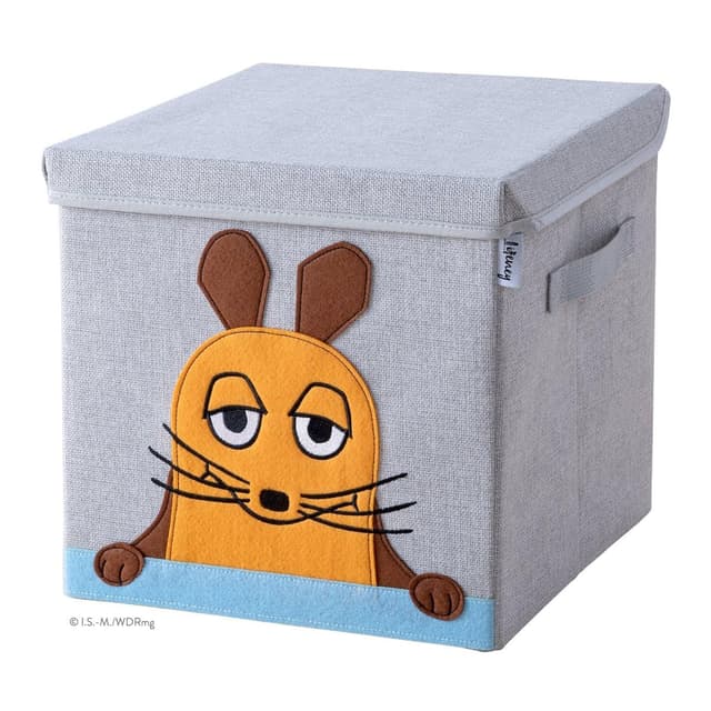 LIFENEY trifft Die Maus Aufbewahrungsbox mit Deckel für Kinder 😍🐭