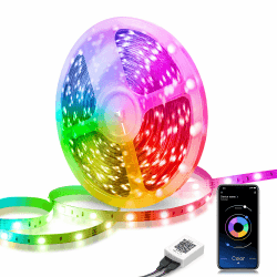 LED Strip 15M(1Rolle) mit Bluetooth und App-Steuerung 🌈🎶