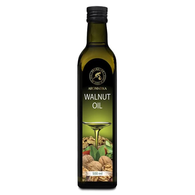 Walnussöl 500ml 🌰🥗 - Speiseöl zum Verzehr - Glasflasche - Vegan - Nativ