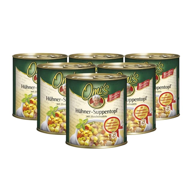🍲 Buss Omi’s klassische Hühnersuppe - 6 x 800g 🍲