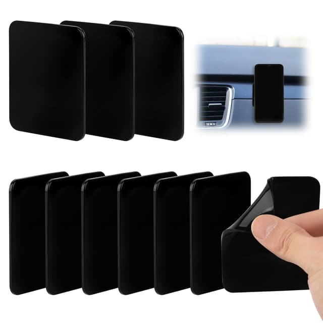🚗🔝 Antirutsch Pads, 10 Stück Nano Gel Pad Schwarz - Angebot