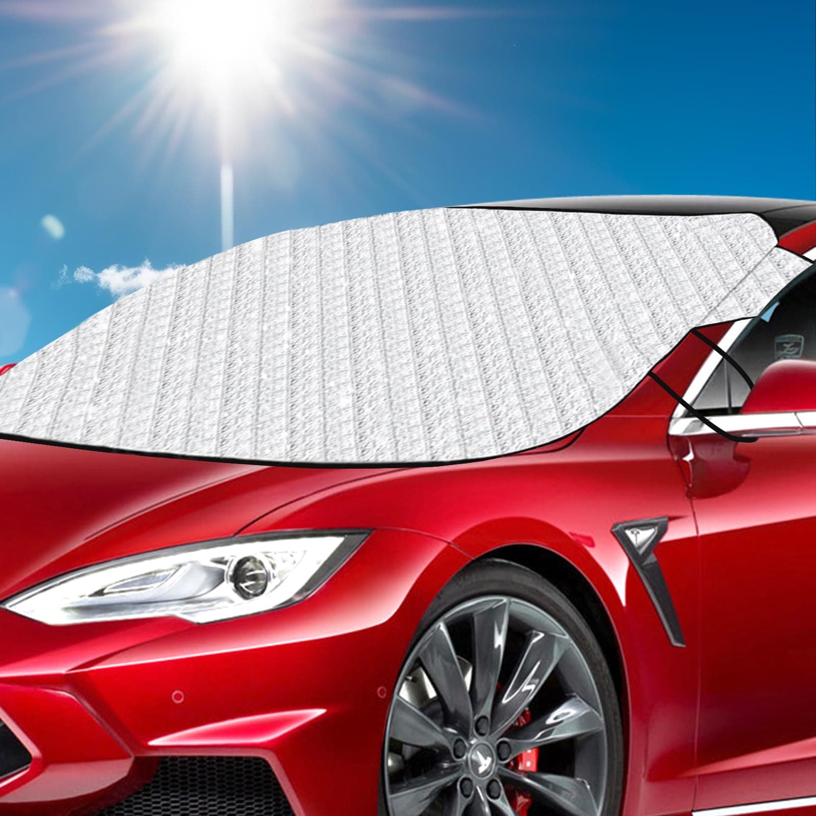 🌞🚗 Sonnenschutz Auto Frontscheibe - Sommer & Winter Windschutzscheibe Abdeckung