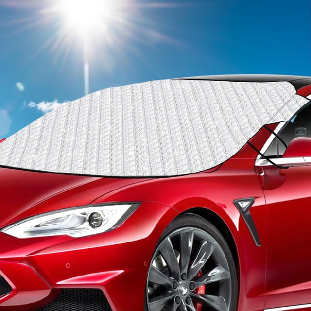 🌞🚗 Sonnenschutz Auto Frontscheibe - Sommer & Winter Windschutzscheibe Abdeckung