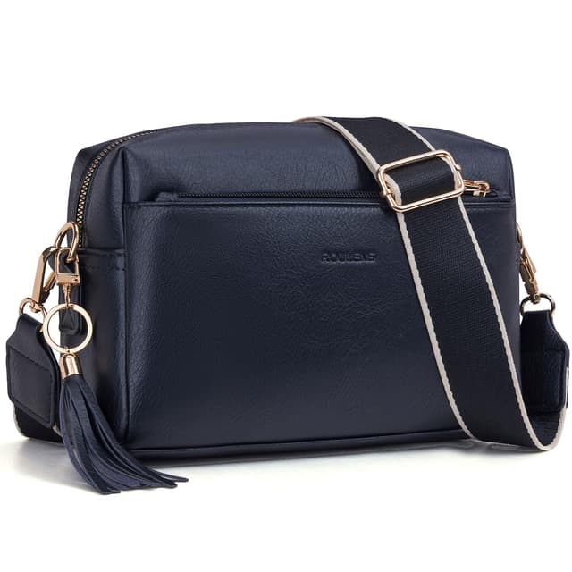 👜 Roulens Damen Handy Umhängetasche aus Veganem Leder 🌟