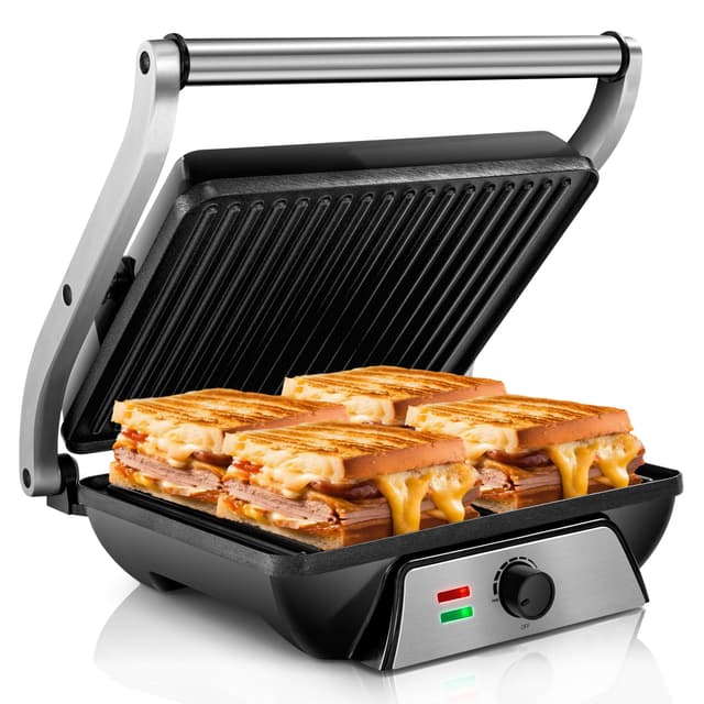🔥🥪 Pukomc Kontaktgrill Sandwichmaker & Panini Grill 🥪🔥 - Angebot!