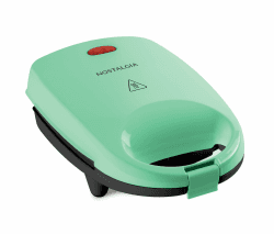 🥪 Nostalgie MyMini Persönlicher Sandwichmaker 🍕 Antihaft-Panini-Presse, Pizza-Taschen, Quesadillas, Mintgrün