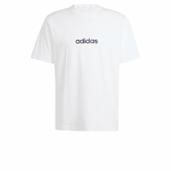 🔥 Deal! adidas Herren Essentials Linear Single Jersey Tee T-Shirt XL Weiß/Schwarz
