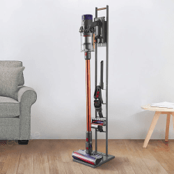 🌿🌀 Ecooe Staubsaugerhalterung freistehend Bodenständer Halterung für Dyson V15s V15 V12 V11 V10 V8 V7 V6 Outsize Staubsauger Ständer für Dyson-Zubehörteile Verschiedene Verbesserte Premium-Version (Grau)
