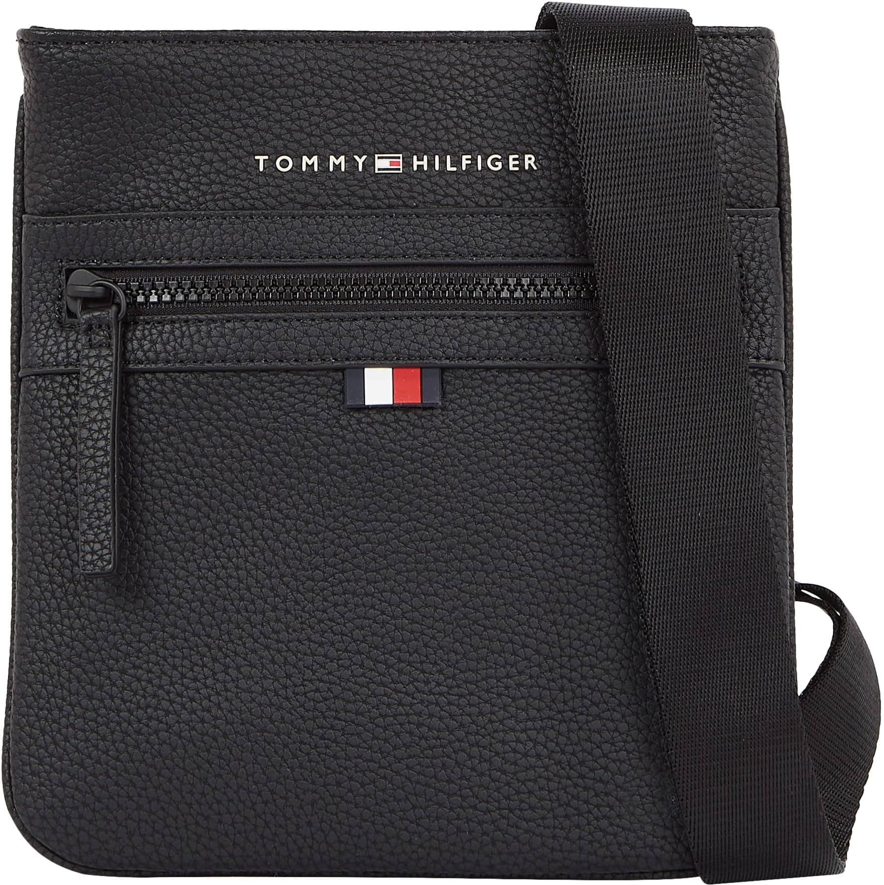 Tommy Hilfiger Herren ESSENTIAL PU MINI CROSSOVER Crossovers Einheitsgröße Schwarz (Black) 🖤👜🌟