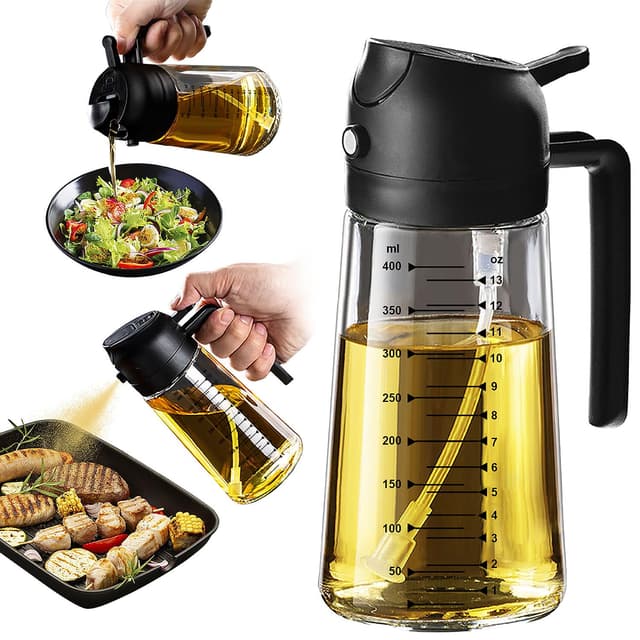 TrendPlain 16oz Ölsprüher für Speiseöl – Multifunktionaler Küchenhelfer 🍳