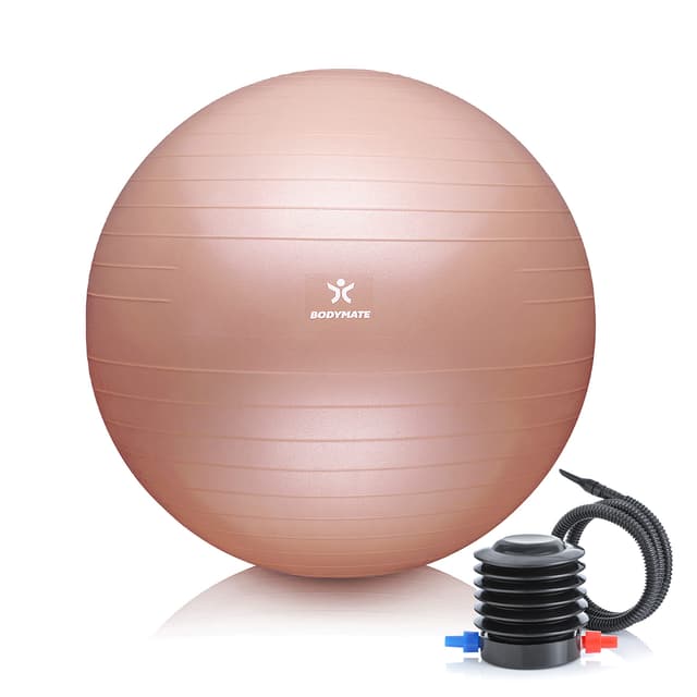 🏋️‍♂️ BODYMATE Gymnastikball Sitzball Trainingsball mit GRATIS E-Book inkl. Luft-Pumpe 🎉