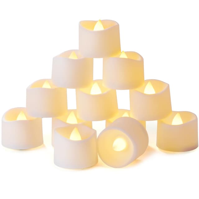 Homemory 12 LED Teelichter mit Timer 🕯️
